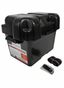 Schumacher Electric marine battery box.