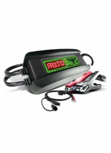 12 volt battery charger with jumper cables
