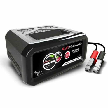 55 amp battery charger and engine starter with cables