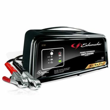 12 volt battery charger and engine starter