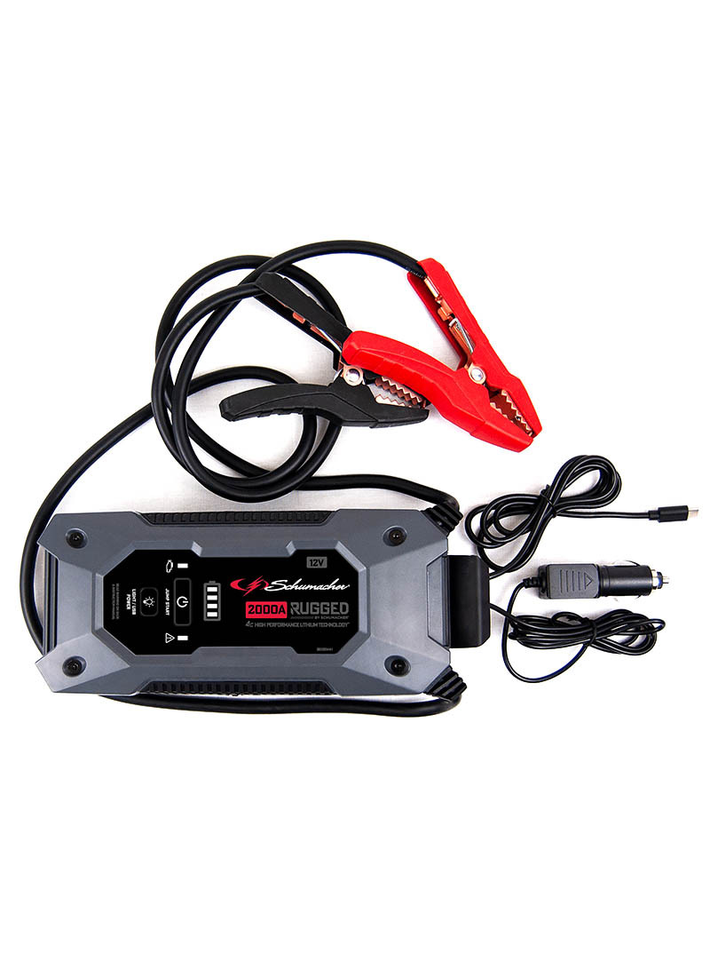 2000A Rugged Lithium Jump Starter and USB Power Source