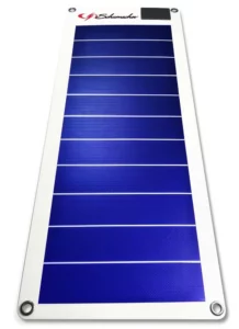 Schumacher Electric 5.5 watt rollable solar charger.