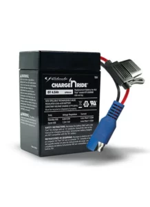 Charge ‘n Ride 6 volt rechargeable battery.