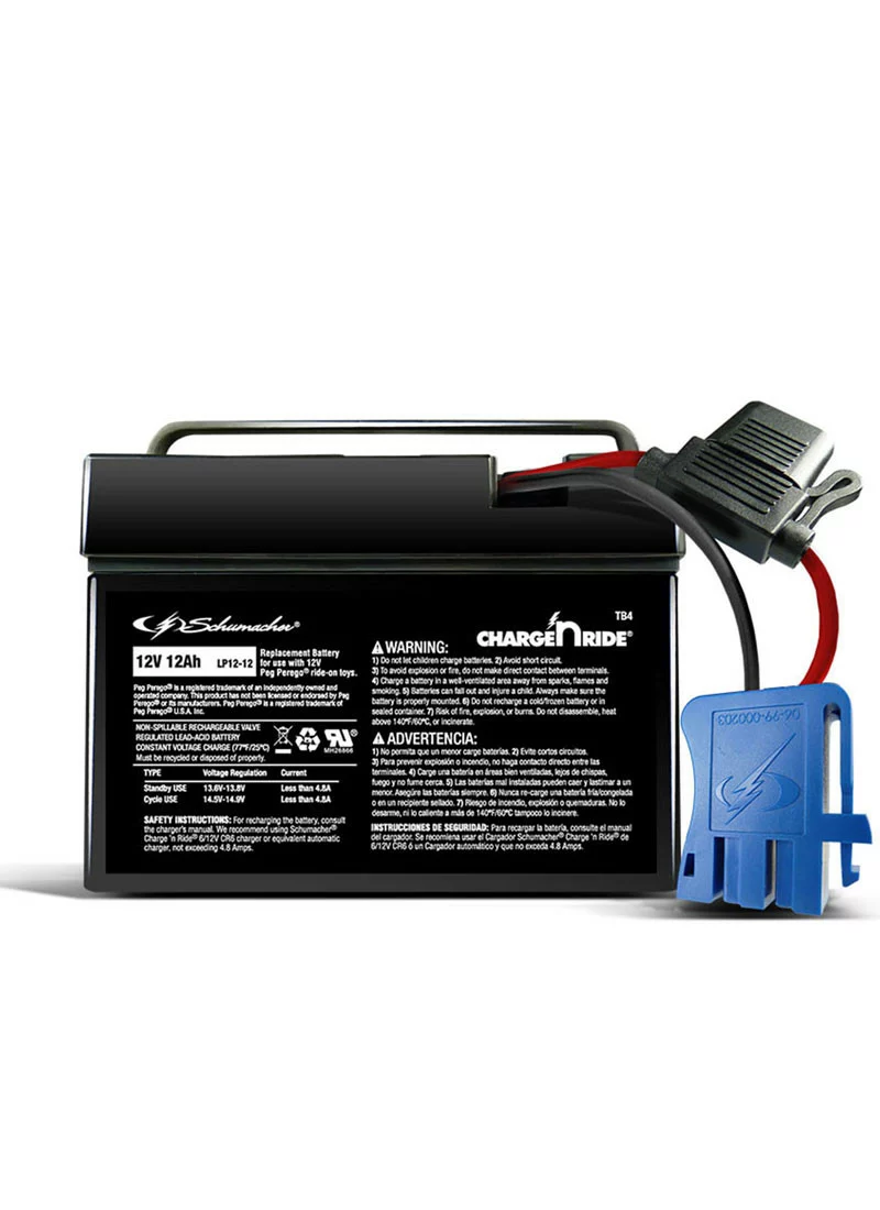 Charge 'n Ride 12V Rechargeable Replacement Battery for Ride-on Toys