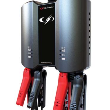 Schumacher Electric 2 -Bank 2 amp 6 volt or 12 volt maintainer and battery charger with 4 color coded clamps.